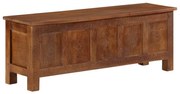 vidaXL Opbergkist 110x30x40 cm massief mangohout