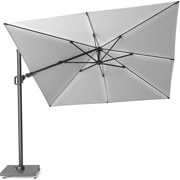 Challenger T2 glow zweefparasol 300x300 cm lichtgrijs