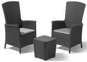 Allibert Tuinset Vermont grafiet 3-delig 231692