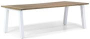 Dining Tuintafel rechthoekig 240 x 100 cm Wit Glasgow