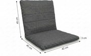 Lifestyle Garden Furniture Timo Dining Tuinstoel Kussen Carbon Grijs
