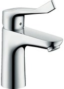 Hansgrohe Focus Cares wastafelkraan 100 CoolStart met verlengde greep 12.1cm EcoSmart chroom 31917000