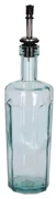Olie- of azijnfles met facetten, gerecycled glas, 500 ml