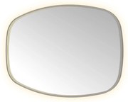 Hotbath &More Contour spiegel deens ovaal 80x120cm geborsteld gunmetal PVD