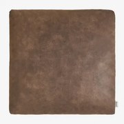 Vierkant Kussen (50x50 Cm) Bruna Bruin Koffie Suède - Sklum