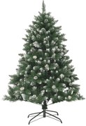 vidaXL Kunstkerstboom met standaard 120 cm PVC