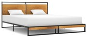 vidaXL Bedframe metaal 140x200 cm