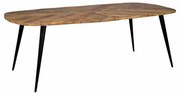 Tower Living Deens Ovale Tafel 200 Cm Naturel Giovanni - 200 X 110cm.