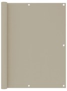 vidaXL Balkonscherm 120x400 cm oxford stof beige