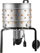 VEVOR Pluimveeplukmachine, 500 mm trommel, 900 W, 230 tpm, elektrische plukmachine met 98 zachte vingers en transportwielen, natte plukmachine voor het gelijktijdig verwerken van 2 kuikens.
