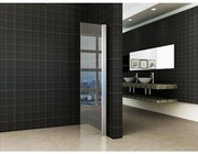 Wiesbaden Comfort zijwand draaibaar met muurprofiel 400 x 2000 x 10 mm nano helder glas/chroom 20.3951