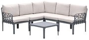 Garden Impressions Hareno loungeset 6-delig - antraciet