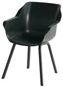 Hartman Sophie Element dining armstoel - Night Green - Alu poot OP=OP