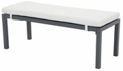 Garden Impressions Tarera sportbank 120x45 cm - donker grijs