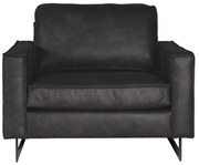 Loveseat - Riverdance - leer Colorado antraciet 01