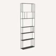 Boekenrek in staal H240 cm, Parallel XL slim
