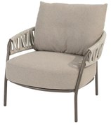 Taste by 4 Seasons Calma loungestoel terre Loungestoel bruin weerbestendig