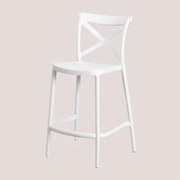 Otax Stapelbare Hoge Tuinkruk Wit & ↑65 Cm - Sklum