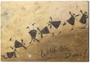 Schilderij op canvas Sam Toft - Watch This, Doris!