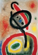 Kunstdruk Woman III, 1965, Joan Miró