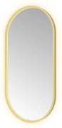 Hotbath &More Oval spiegel ovaal 50x100cm geborsteld messing PVD