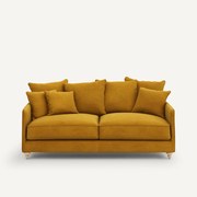 Omvormbare 3-zits fluwelen zetel, Lazare