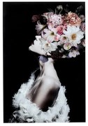 Kare Design Flowery Beauty Glas Schilderij Bloemen Portet