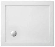 Crosswater Showertray douchebak 90x80x4cm rechthoek wit ST00R8900