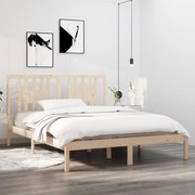 vidaXL Bedframe massief hout 150x200 cm 5FT King Size