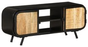 vidaXL Tv-meubel 110x30x45 cm ruw mangohout