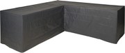 Nature hoes loungebank - H90x250x250 cm - 100g/m2 - grafietkleur - met koord
