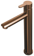 Brauer Copper Edition ColdStart verhoogde wastafelkraan energy-saving model D koper geborsteld PVD