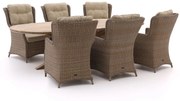 Intenso Milano/ROUGH-Y Ellips 280cm lounge-dining tuinset 7-delig