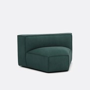 Modulaire open hoek, ribfluweel Seven