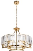 Hanglamp met APP789-6C-kristallen