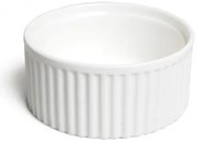 Souffléschaaltje/ ramekin, porselein, Ø 12 cm