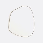 Organische vorm spiegel, lengte 63,5 cm, hoogte 53,3 cm, ORNICA