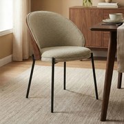 Eetkamerstoel Met Walnoot Rugleuning