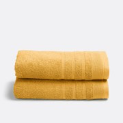 Set van 2 handdoeken in badstof 600 g/m2, Zavara