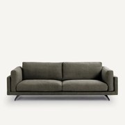 Bank 3- of 4-zits, van katoen en linnen, CÉSAR