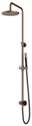 Hotbath Cobber M438 stortdouche met staafhanddouche en 20cm hoofddouche verouderd messing