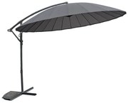 Garden Point Monza 3m diameter antraciet tuinparasol