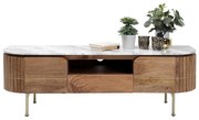 Kare Design Grace Tv-meubel Mangohout En Marmer - 145x42x48cm.