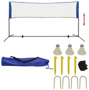 vidaXL Badminton net met shuttles 300x155 cm