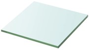 vidaXL Wandschap transparant 20x20 cm glas