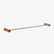 Wandhanddoekhouder Met Stang ↔︎60 Cm Voor Badkamer In Roestvrij Staal Devon Rosé Goud - Sklum