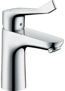 Hansgrohe Focus Care wastafelkraan met ComfortZone 100 met verlengde greep 12.1cm EcoSmart met waste chroom 31911000