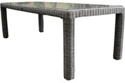 Bergamo dining tuintafel 240x100xH78 cm grijs