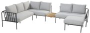 4 Seasons Outdoor Figaro hoekbank XXL *** SALE *** Loungeset antraciet weerbestendig