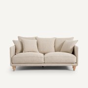 3-zits compacte zetel van badstof, Lazare